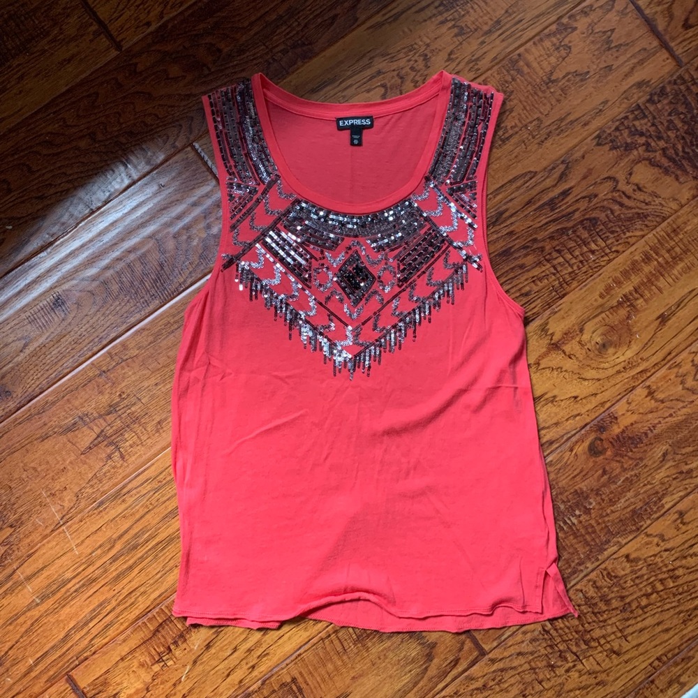 EUC Express Embellished Tank Top